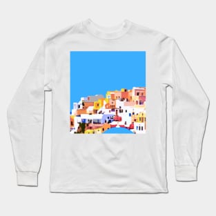 Oia Santorini Long Sleeve T-Shirt